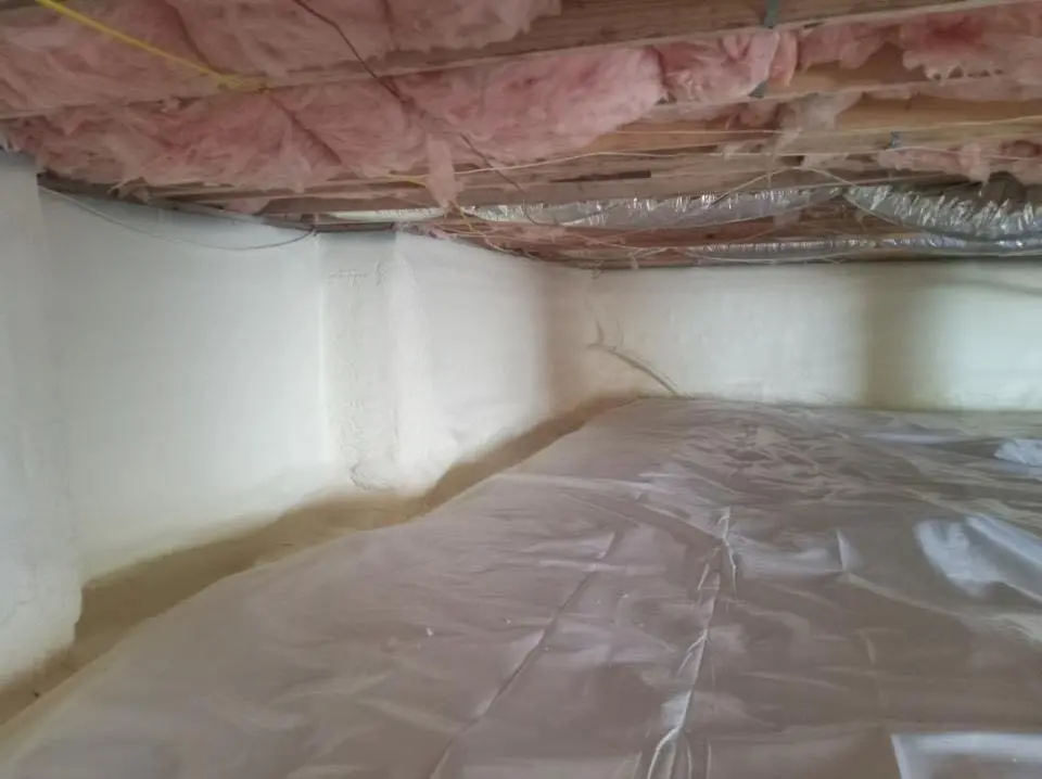 Crawl space encapsulation with closed-cell spray foam for Spray Foam Roofing in Zuni Pueblo